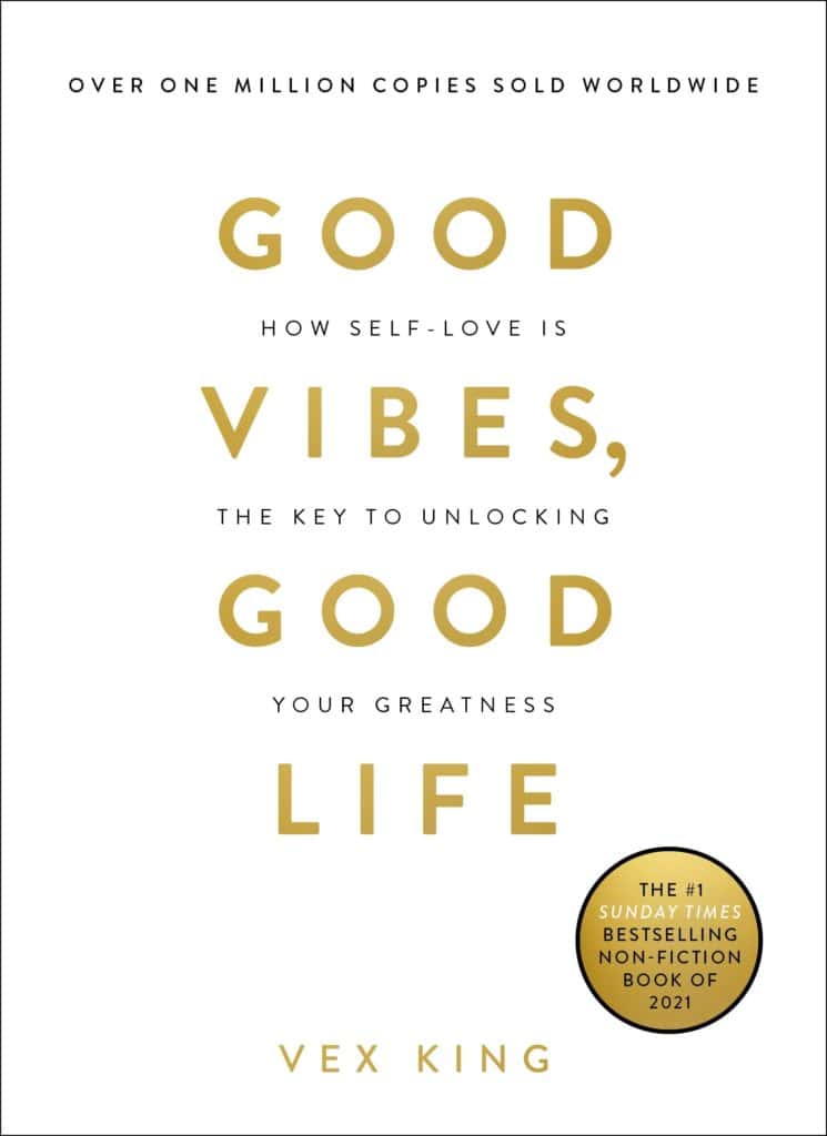Good vibes is a personal growth book discussing the importance of self love in personal growth.
