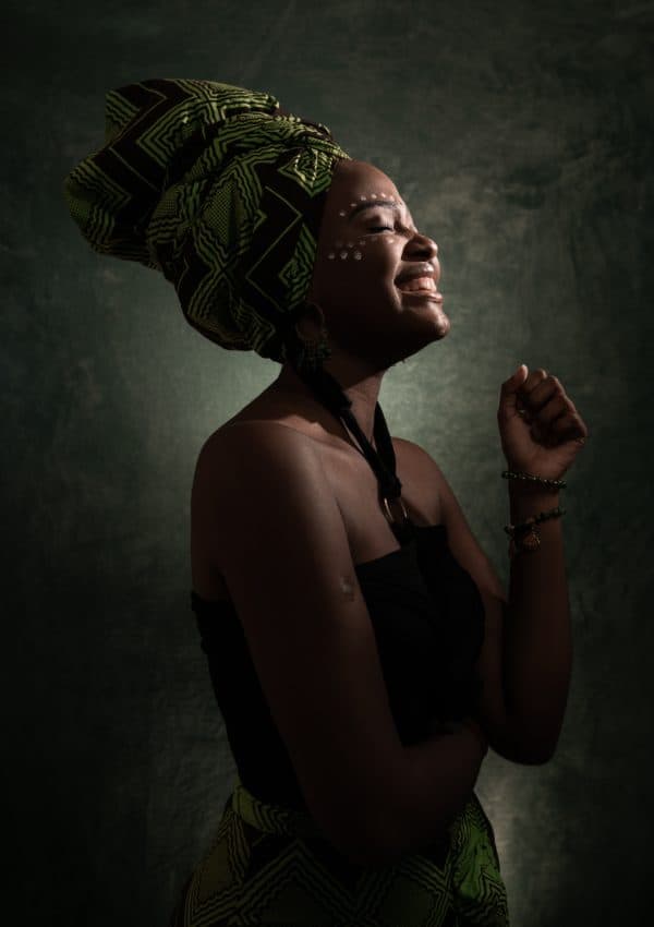 A young lady experiencing personal mastery